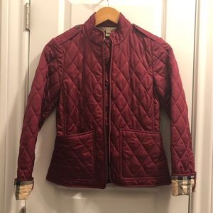 Burberry Brit Quilted Zip Jacket